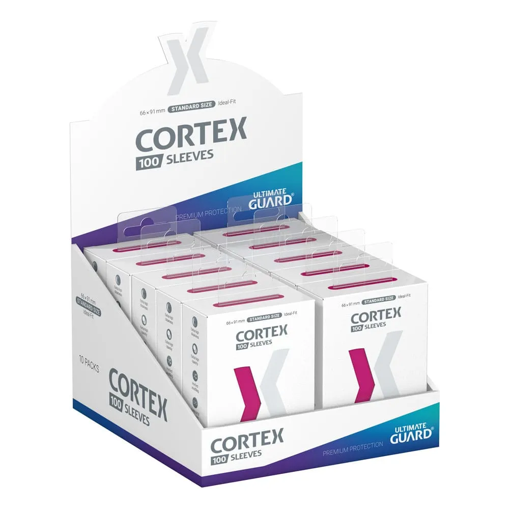 Ultimate Guard Cortex Sleeves Standard Size 66 x 91 mm (100 Sleeves) - Pink